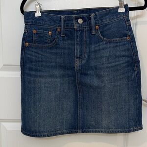 Levi's Classic Indigo Mini  Skirt
